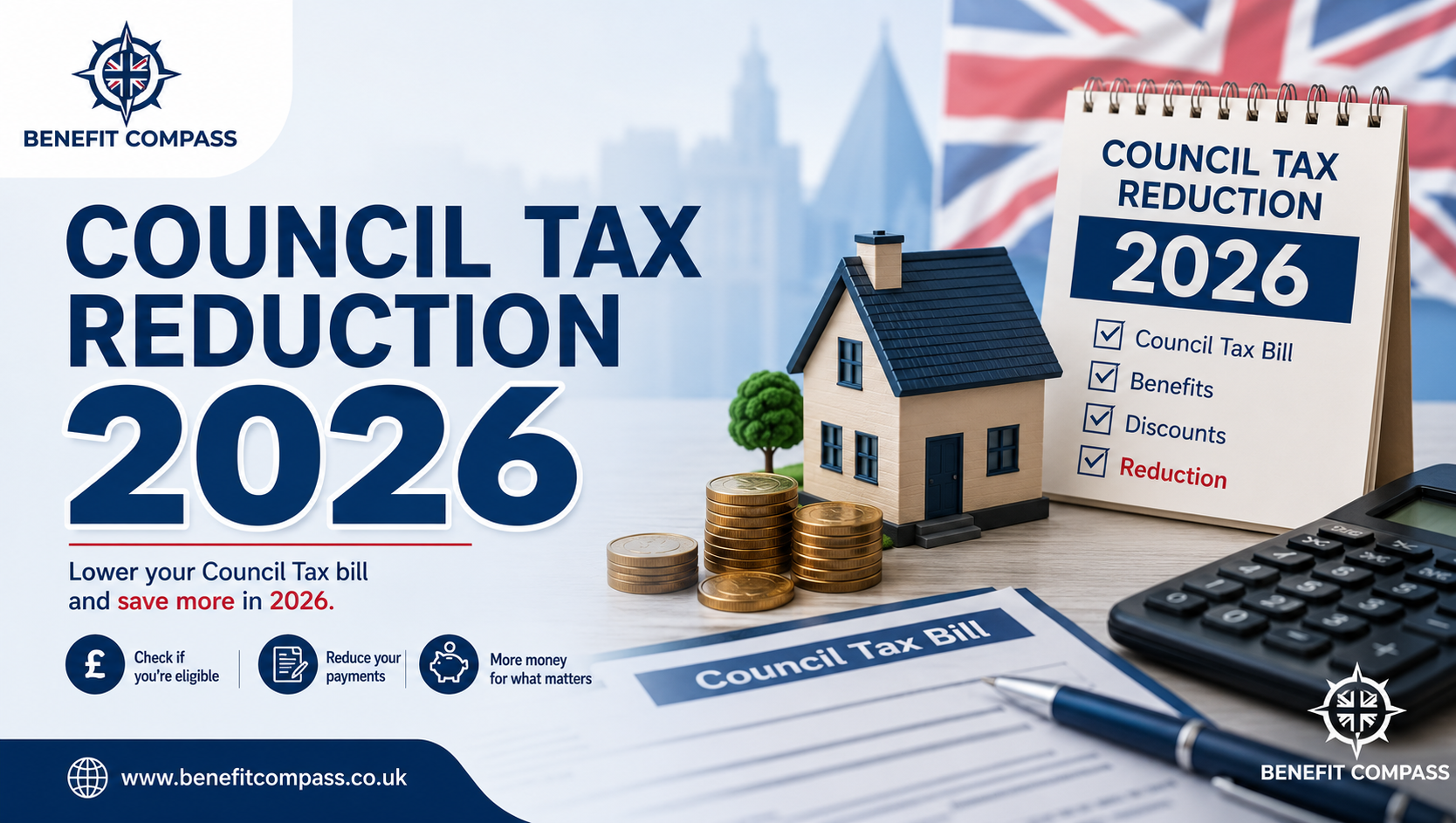 You are currently viewing Council Tax Reduction 2026 – Eligibility Checker and How to Apply