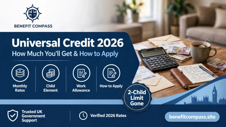 Universal Credit rates 2026 — how much you'll get and how to apply
